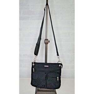 Baggallini Everyplace Crossbody Black Nylon Travel‎ Purse Shoulder Bag Purse